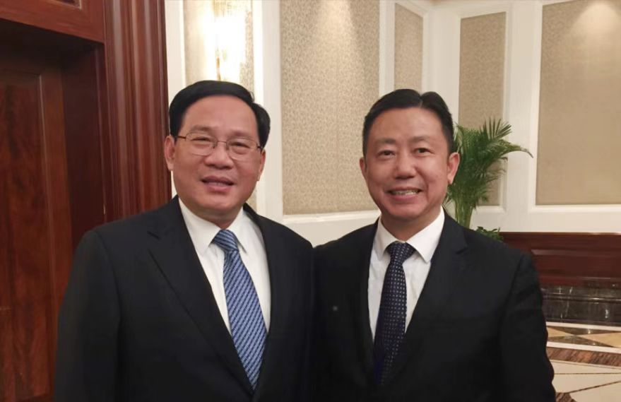 中央政治局常委、国务院总理李强与周海江合影